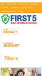 Mobile Screenshot of first5sanbernardino.org